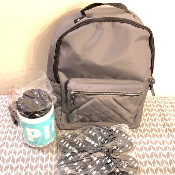 PINK Victoria's Secret Accessories - Bundle! PINK Chug Mug, Flip Flop & Backpack Set